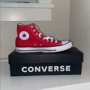 Red High-top Converse